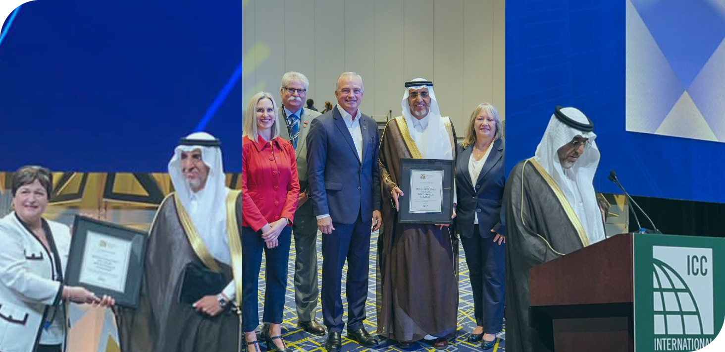 إعلان فوز د.سعد القصبي بجائزة العام من مجلس الكودات الدولي (ICC)